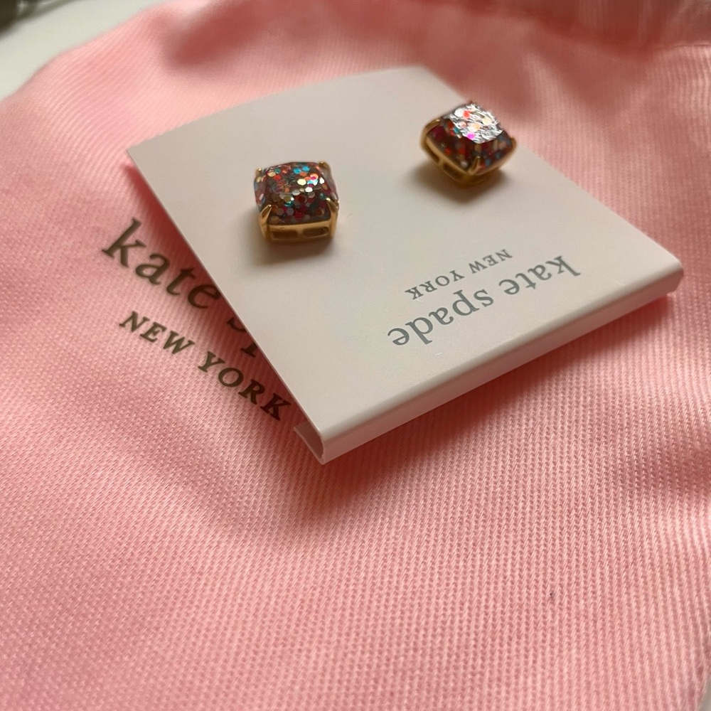 Kate Spade Glitter Confetti Earrings - Picture 4 of 4